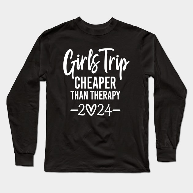 Girls Trip 2024 Long Sleeve T-Shirt by Space Club